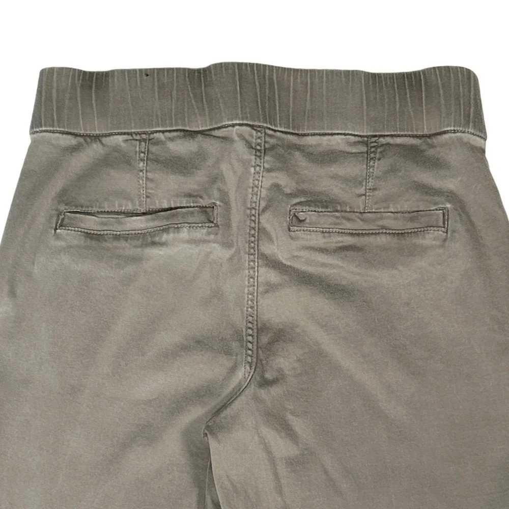Liverpool Los Angeles Shorts Pull On Bermuda Shadow Green Minimalist Y2K Size 4